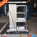 cheap single aluminum mast vertical lift conveyor vertical man lift with CE